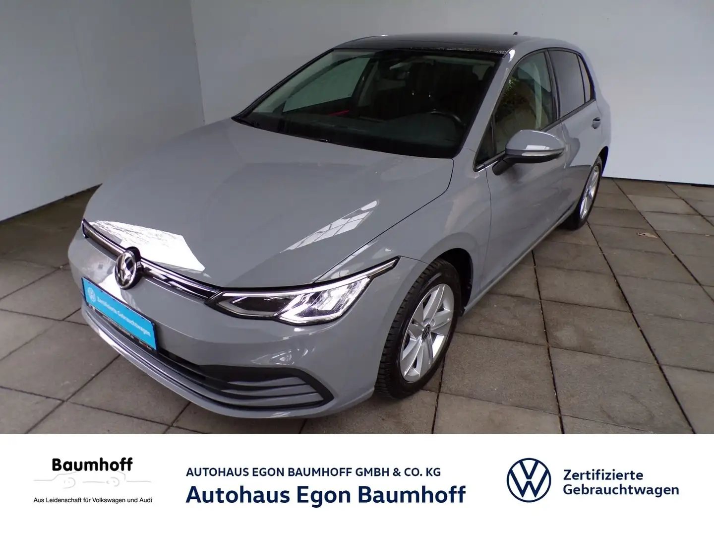 Volkswagen Golf GOLF VIII 1.5 TSI LIFE / AHK+PANO+LED'S+NAVI Gris - 1