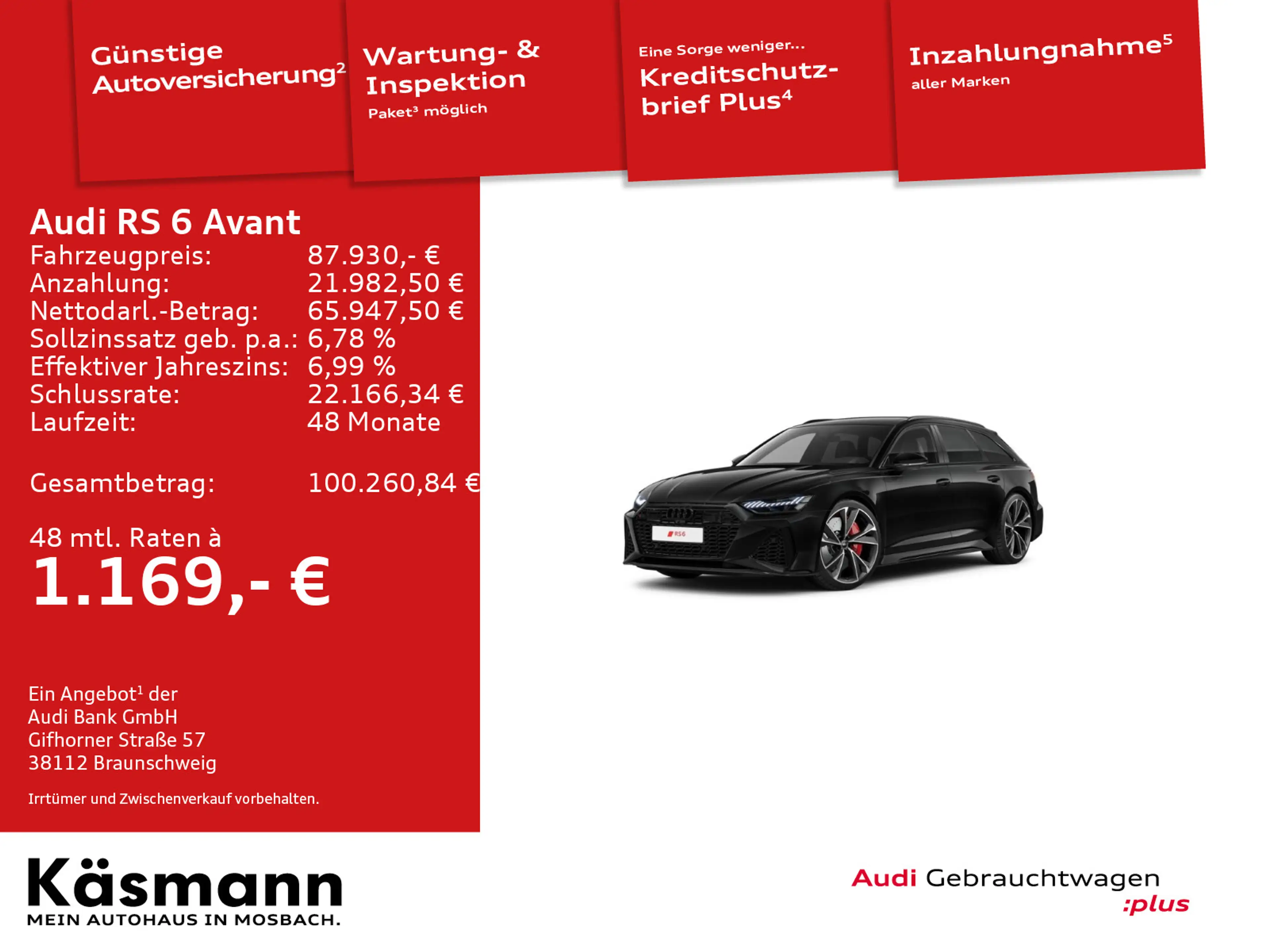 Audi RS6 qu RS_AGA AHK PANO HD-MATRIX 360° B&O — photo 2