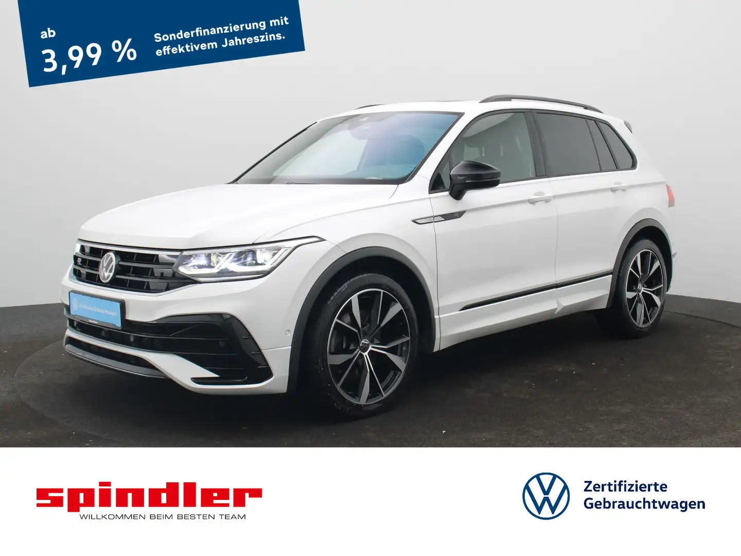 Volkswagen Tiguan R-Line 2.0 TDI 4M DSG / Pano, Matrix, AHK Weiß - 1