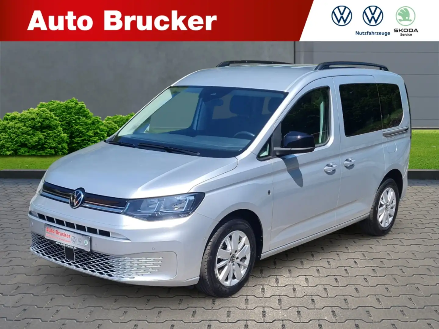 Volkswagen Caddy Life 1.5 TSI+Parklenkassistent+Mehrzonenklimaautom Srebrny - 1