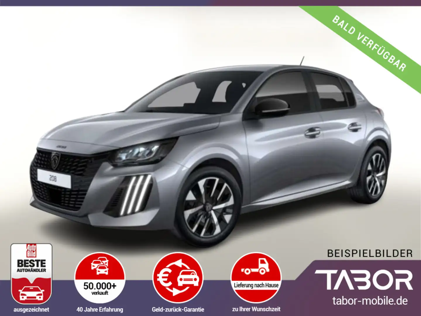 Peugeot 208 100 Active SHZ PDC MirrorL Temp eFH 4JGar Grau - 1