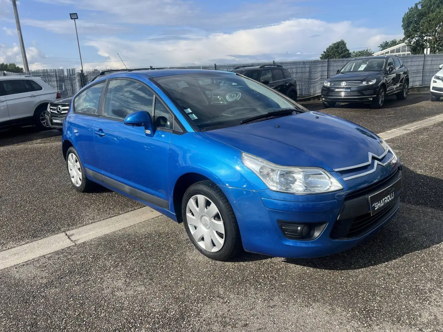 Citroen C4 Citroën 1.6 HDi 110ch Boîte Auto BMP6 Confort Clim Bleu - 2