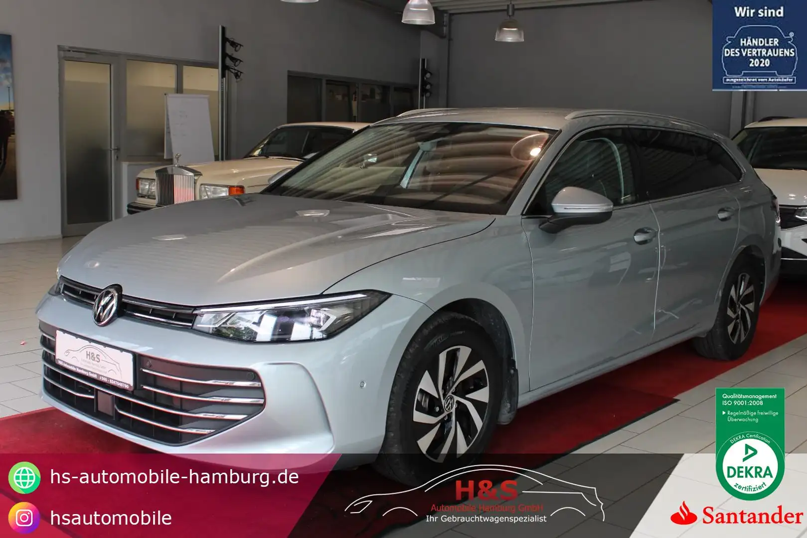 Volkswagen Passat Variant 1.5 eTSI 110 kW Business Silber - 1
