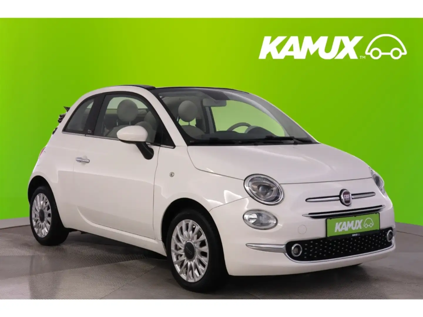 Fiat 500C 0.9TwinAir Lounge+NAVI+PDC+KLIMA Blanc - 1