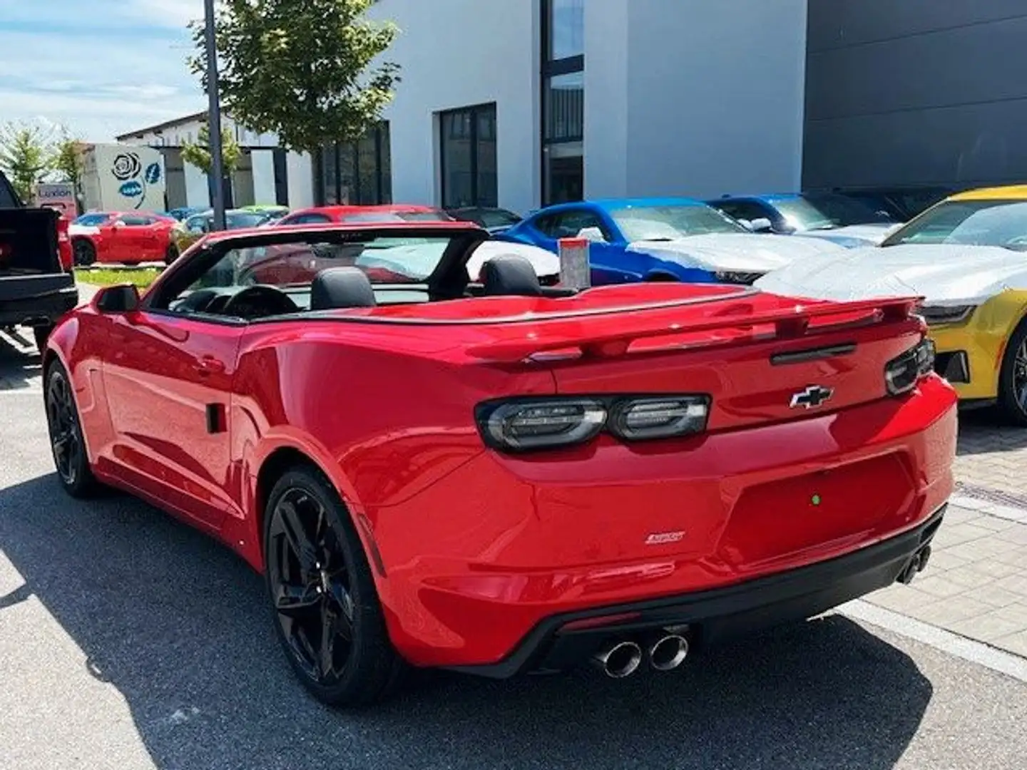 Chevrolet Camaro Cabrio SS 6.2 V8 Klappe-Recaro Rot - 2