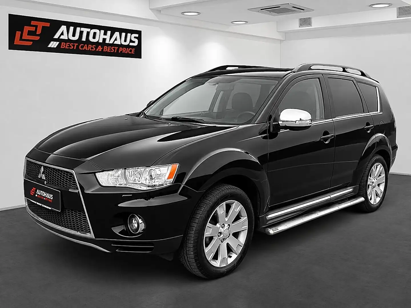 Mitsubishi Outlander 2,2 DI-D Instyle | 1.BESITZ | 7-SITZER | Schwarz - 1