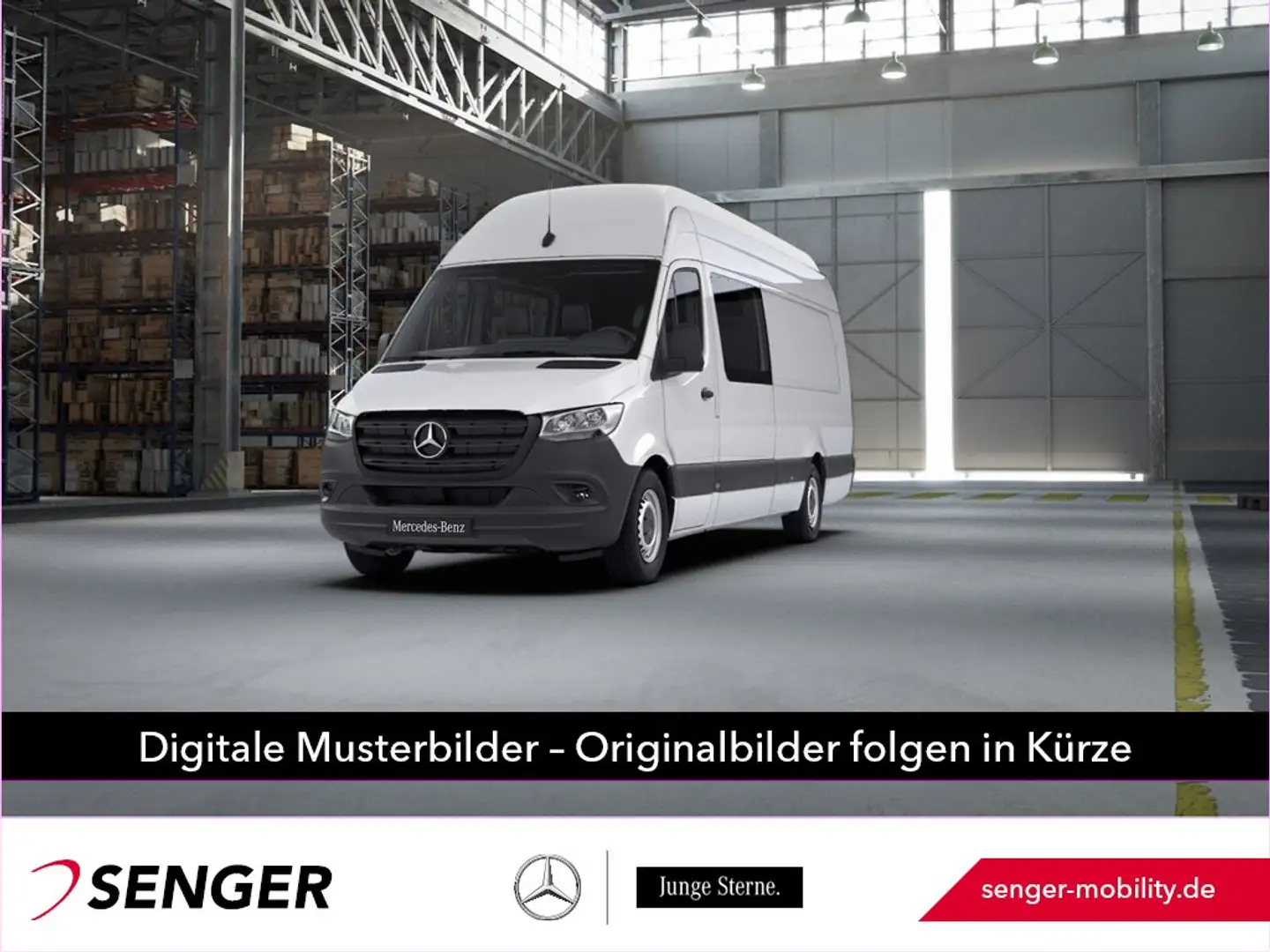 Mercedes-Benz Sprinter 317 CDI Mixto L4H3 Standhz Kamera Navi Blanc - 1