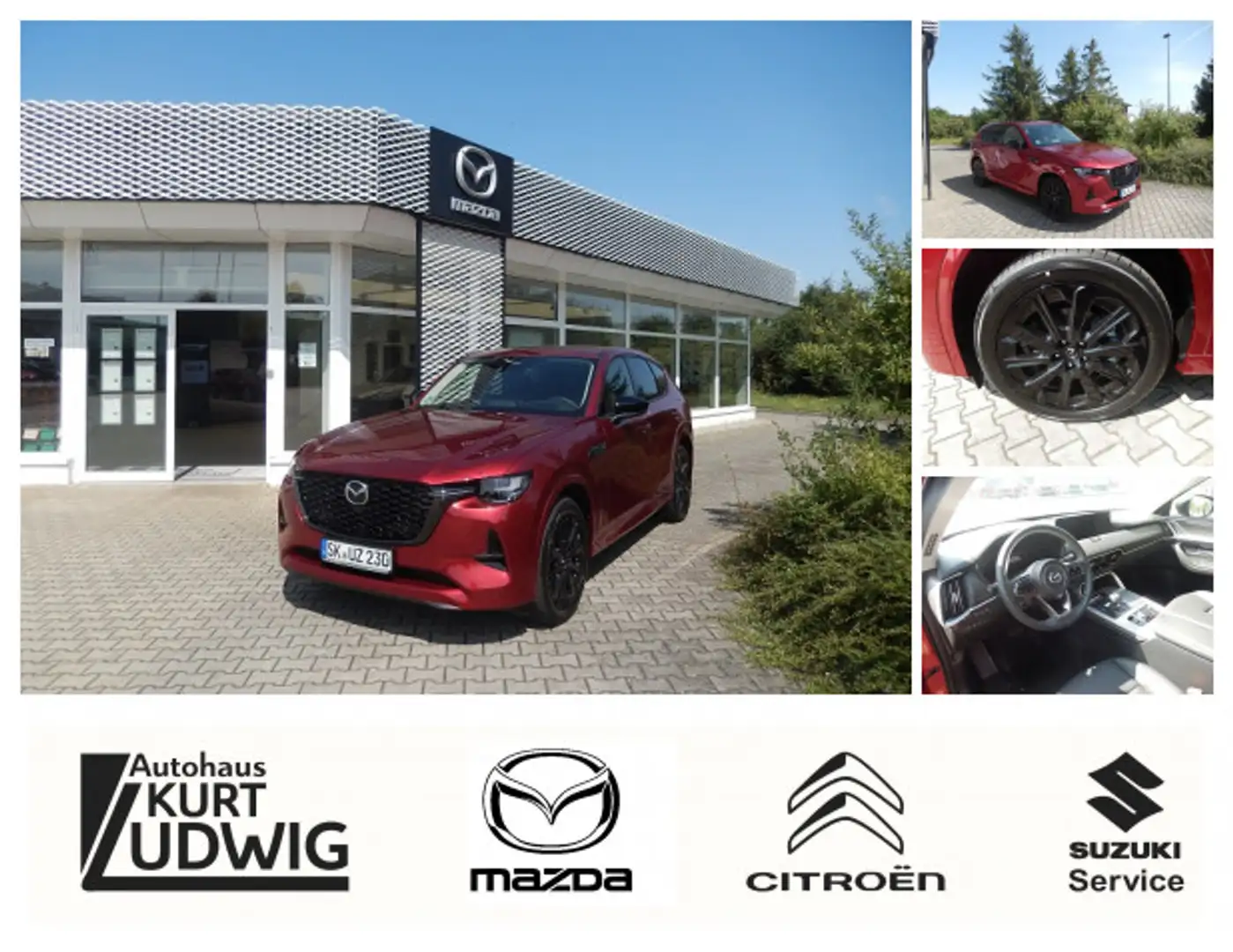 Mazda CX-60 e-SKYACTIV-D 254 AL-HOMURA P-GSD DA-P CON-P PRE-CO Rot - 1