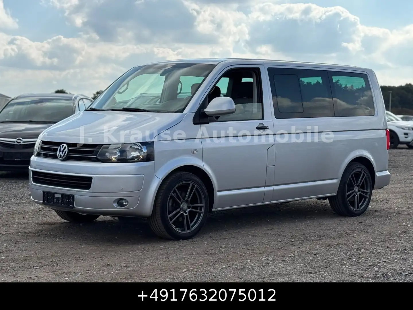 Volkswagen T5 Multivan 2.0TDI St.Hz. Navi 7-Sitzer Tüv Neu Silber - 2