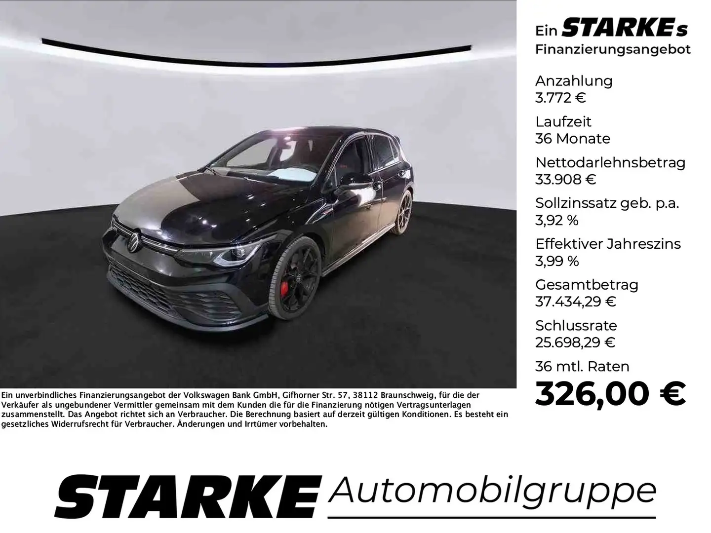 Volkswagen Golf GTI Clubsport 2.0 TSI DSG Black Style Schwarz - 1