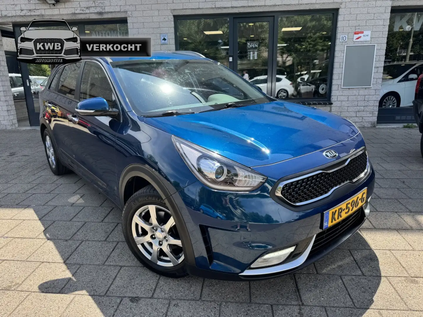 Kia Niro 1.6 GDi H First Ed Trekhaak Camera Navi Niebieski - 1