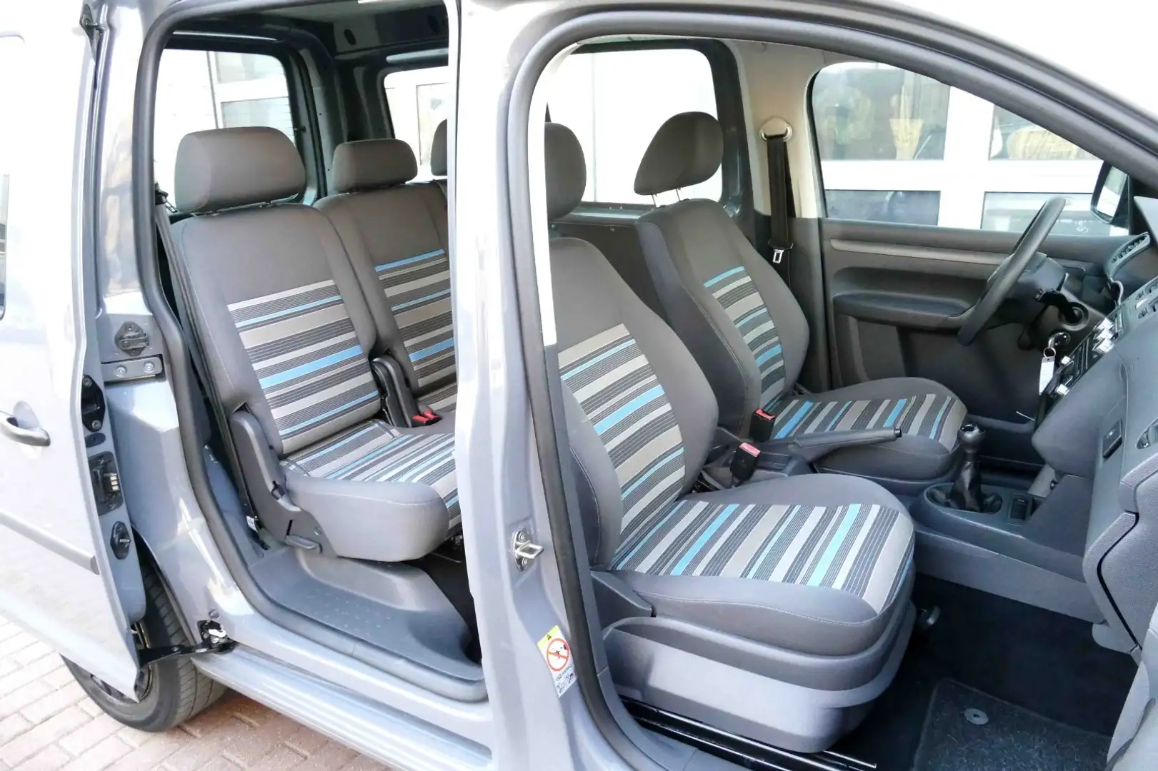 Volkswagen Caddy 5-SITZE ° Benzin/CNG-GAS ° EcoFuel°TÜV NEU Grau - 1