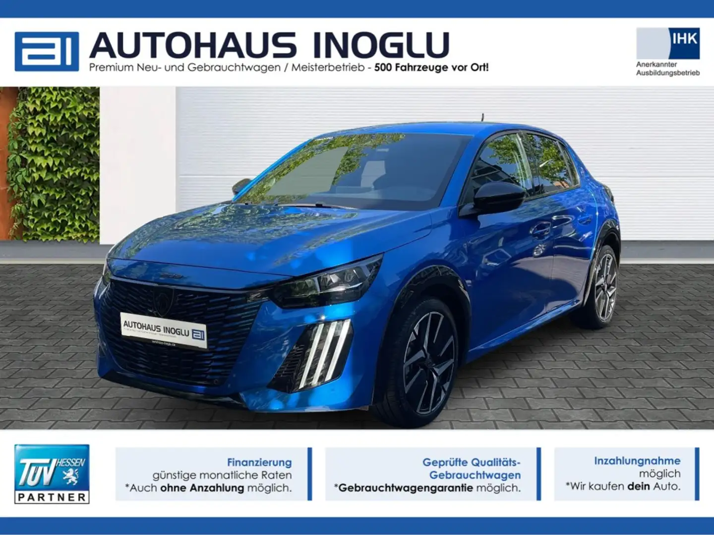 Peugeot 208 GT PureTech 100 S&S Navi+LED+R-Kam+DAB+PDC+VC+ Blau - 1