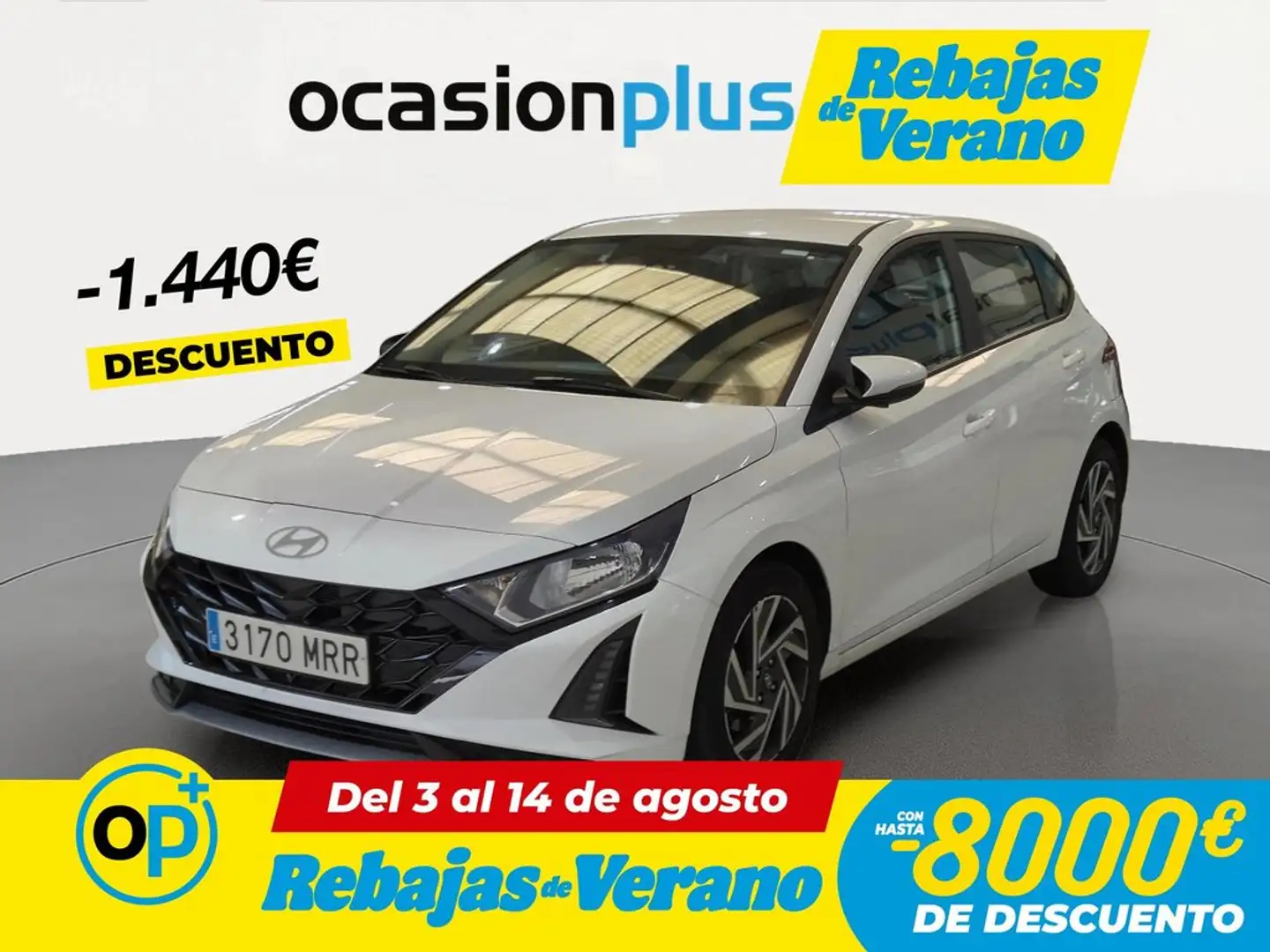 Hyundai i20 1.0 TGDI Klass 100 Blanco - 1
