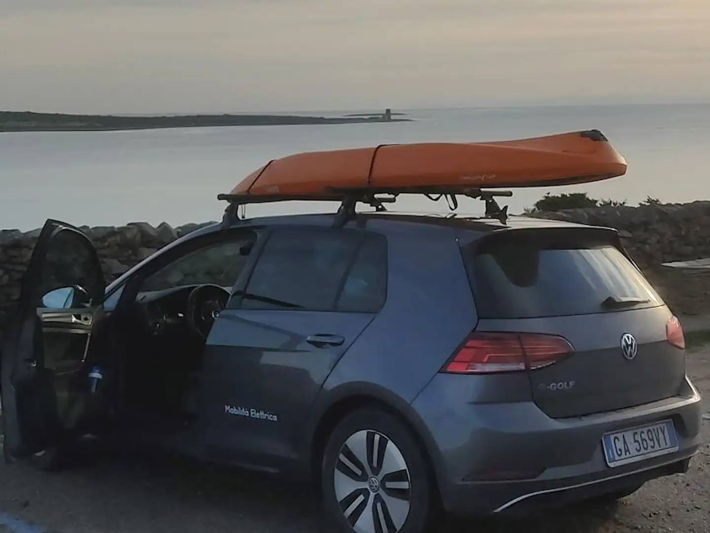 Volkswagen Golf Golf VII 2017 Elettrica 5p e-Golf 5p Grigio - 1