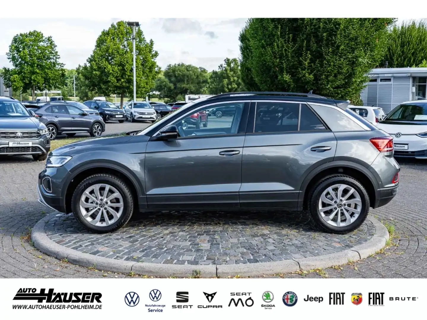 Volkswagen T-Roc Life 1.5 TSI DSG NAVI KAMERA PARK ACC LED APP-CONN Grau - 2