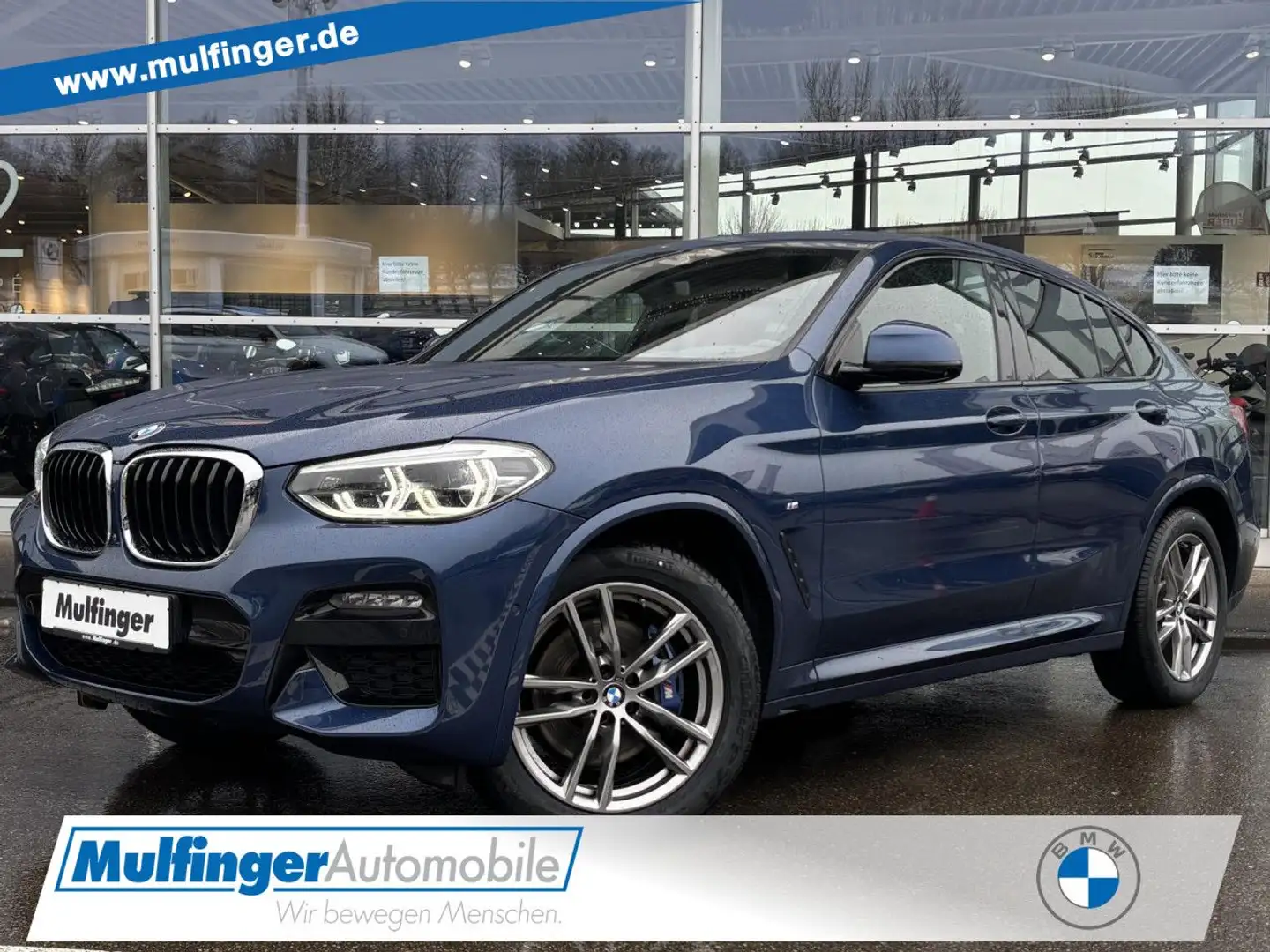 BMW X4 x30d M Sport Standh.HUD SurView Har/Kar.AHK LED Blau - 1