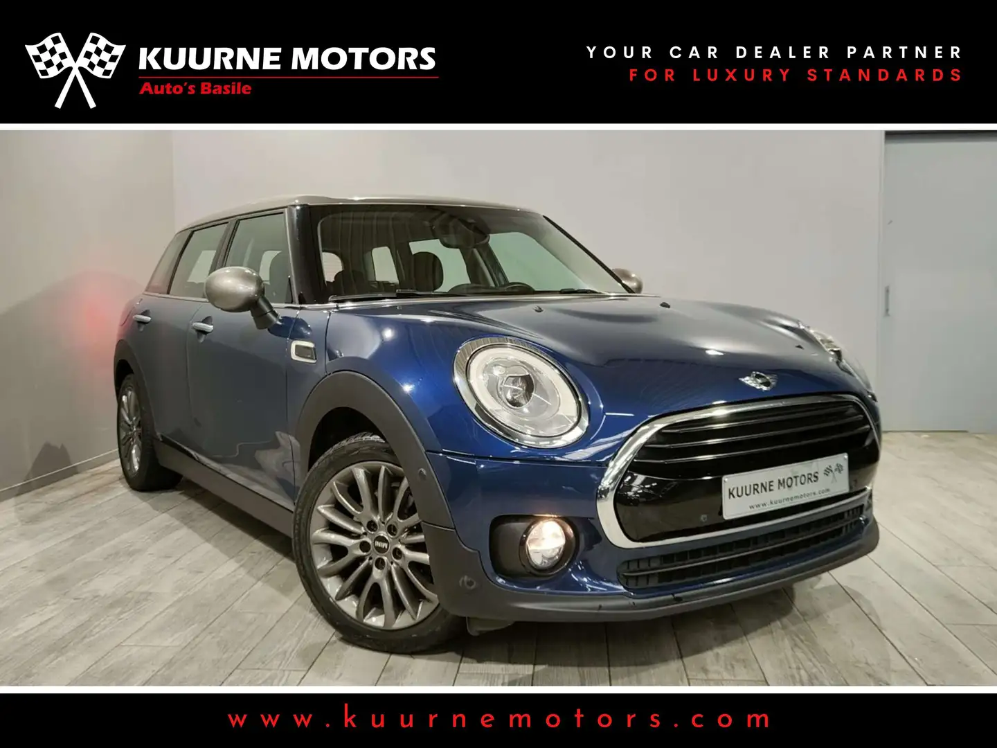 MINI Cooper D Clubman Alu17\/Led/Gps/Pdc/Cruise/Keyless/Bt *1j garantie* Bleu - 1