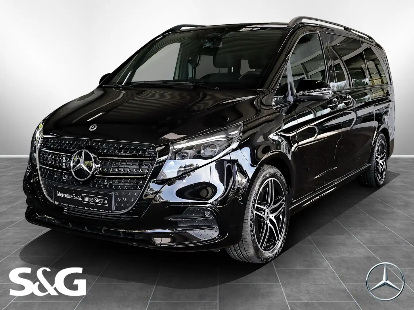 Mercedes-Benz V 250 d AVANTGARDE lang 7Sitz Airmatic AMG Distr Noir - 1