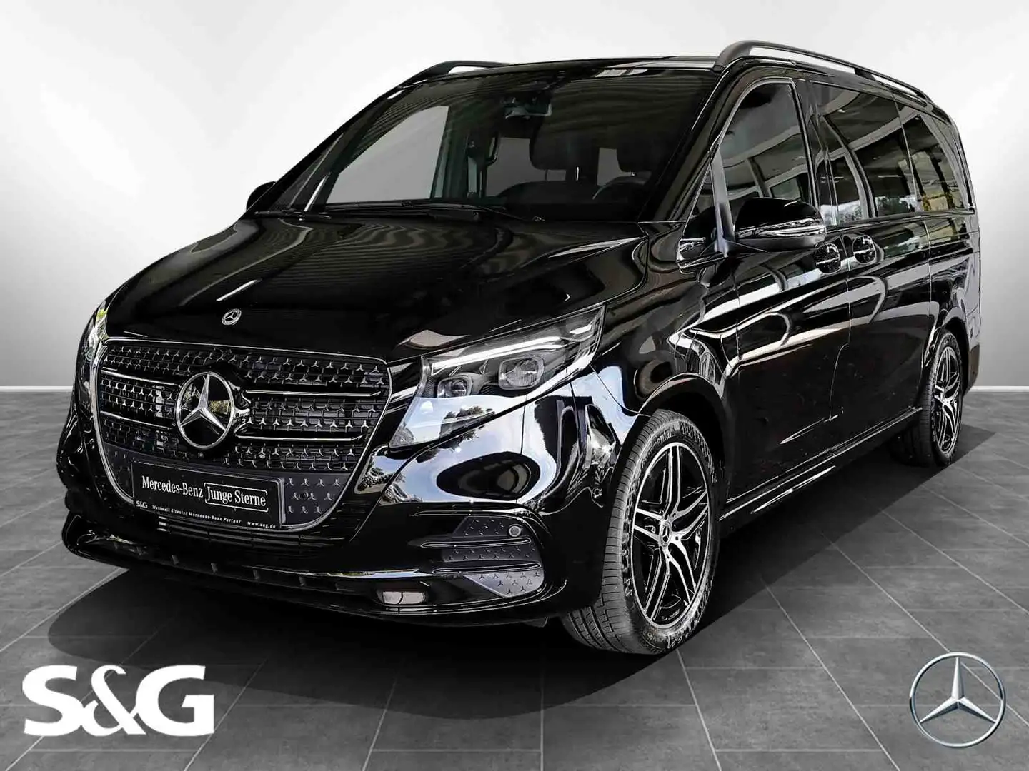 Mercedes-Benz V 250 d AVANTGARDE lang 7Sitz Airmatic AMG Distr Noir - 1