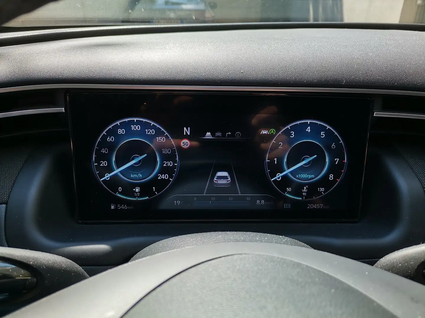 Hyundai TUCSON Tucson III 2021 1.6 t-gdi 48V NLine 2wd imt Grigio - 2