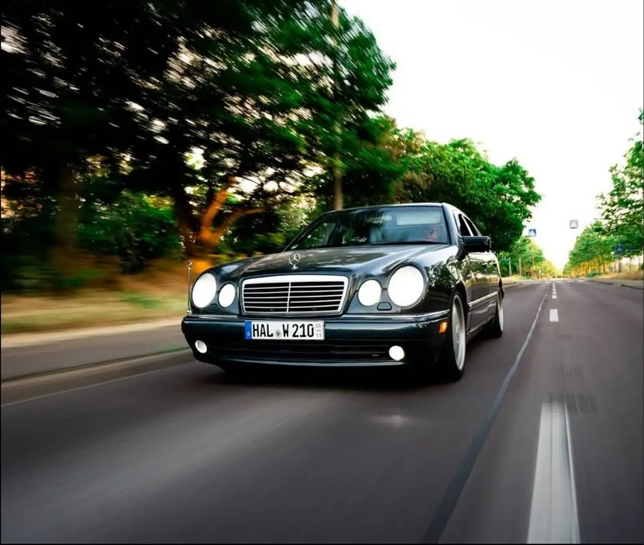 Mercedes-Benz E 280 Elegance/ AMG Paket/ VOLLAUSSTATTUNG Azul - 1