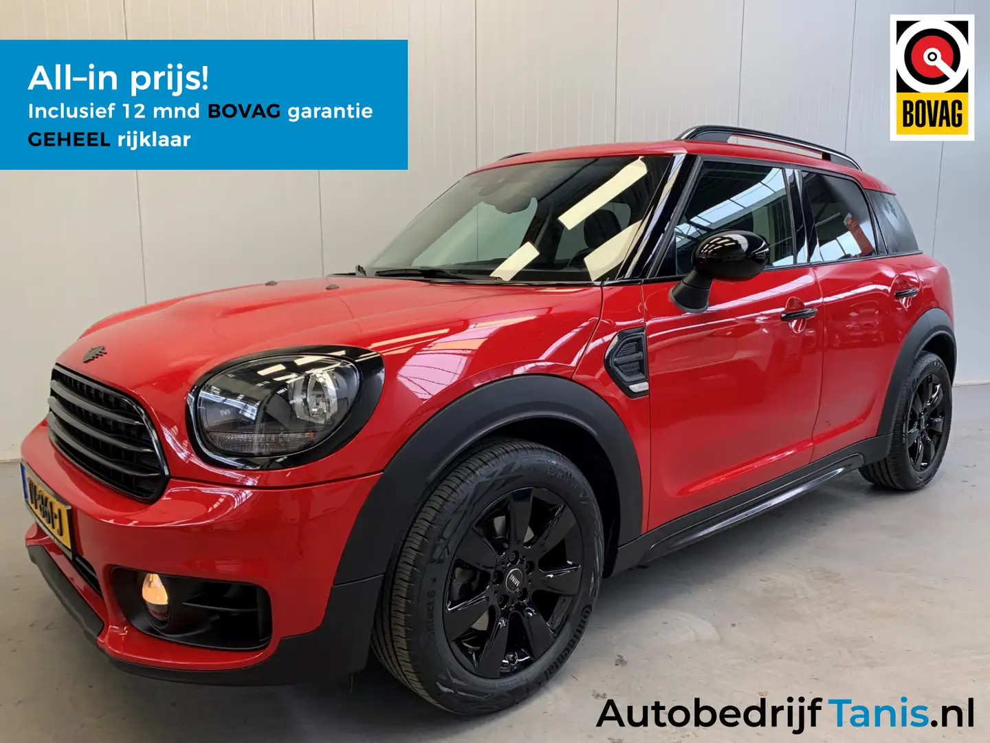 MINI Countryman 1.5 165PK Dutch Made Black Edition NAVI Rojo - 1