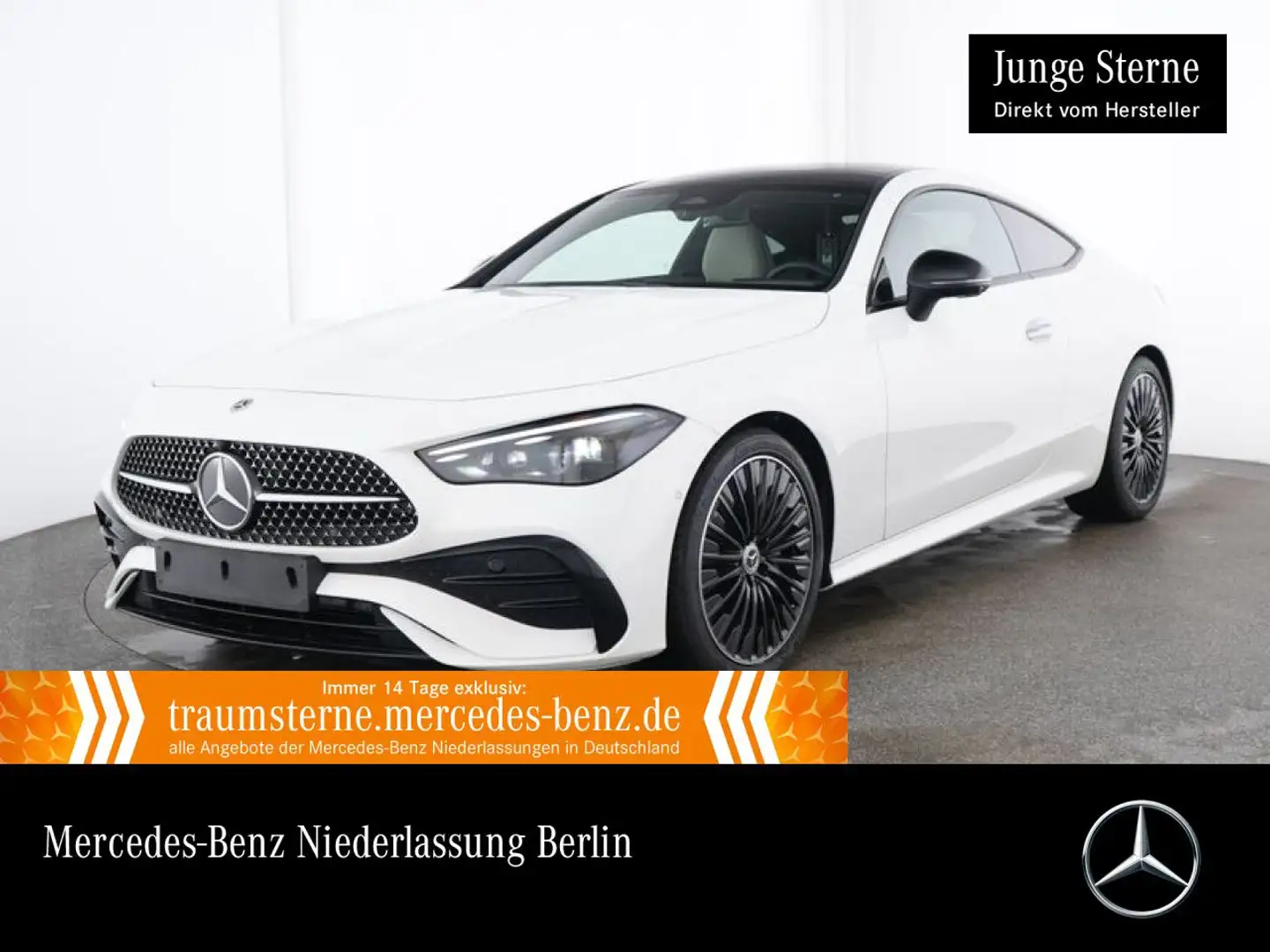 Mercedes-Benz CLE 220 d AMG+NIGHT+PANO+360+STHZG+SITZKLIMA+TOTW Weiß - 1
