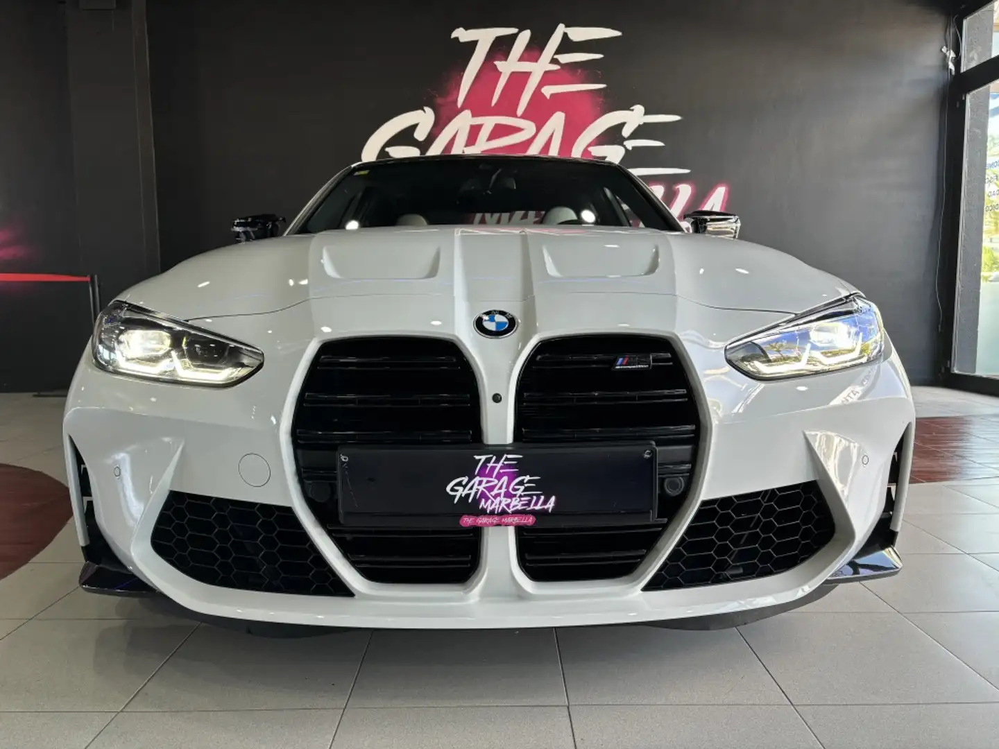 BMW M3 Competition Blanc - 2