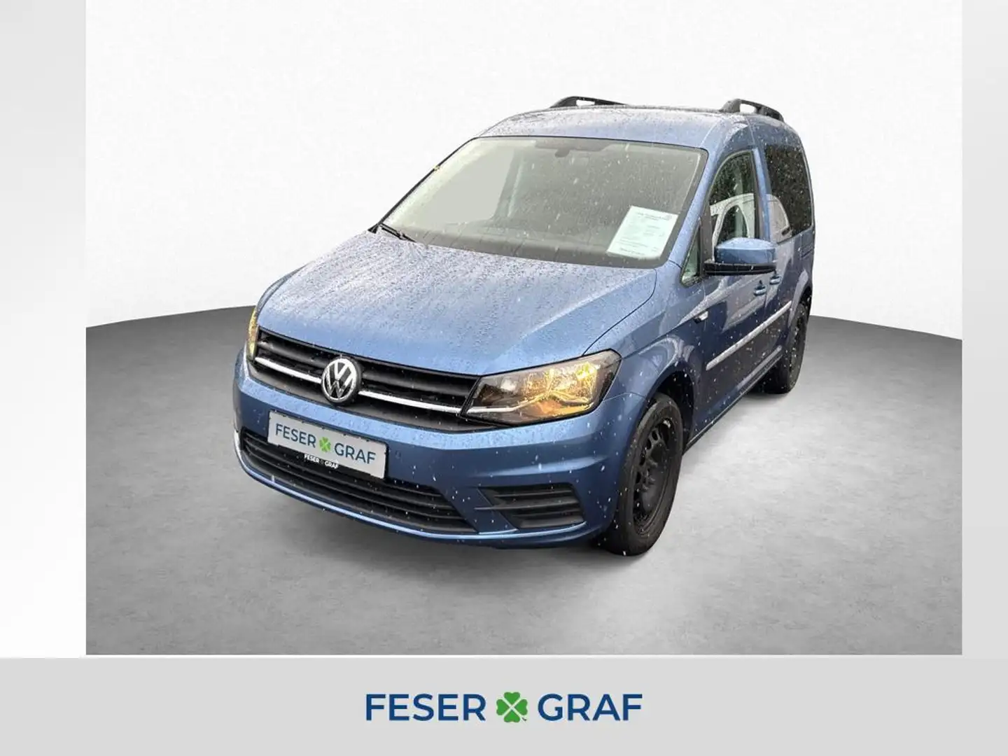 Volkswagen Caddy Trendline 5-Sitze AHK Klima Navi Blu/Azzurro - 1