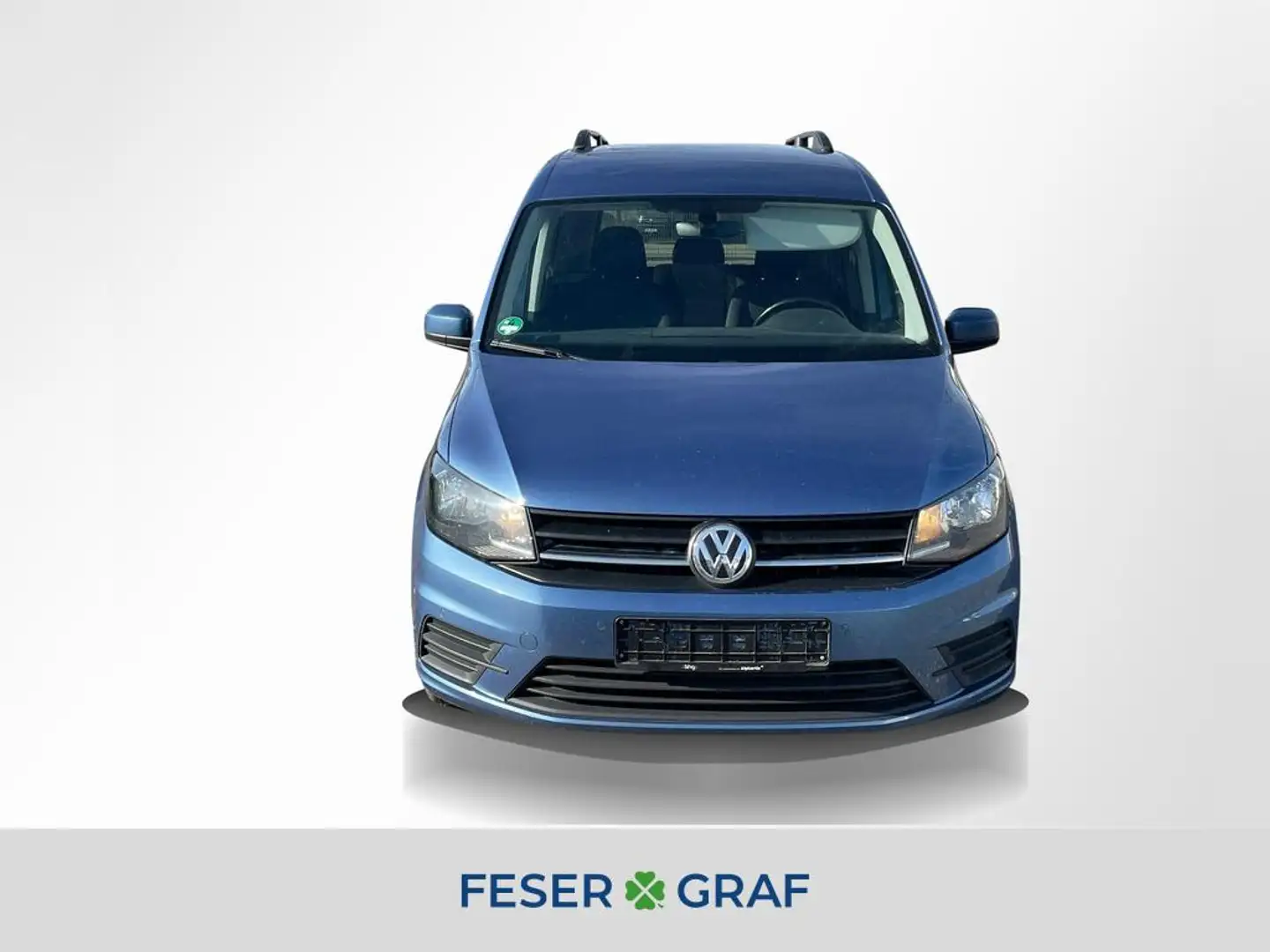 Volkswagen Caddy Trendline 5-Sitze AHK Klima Navi Bleu - 1