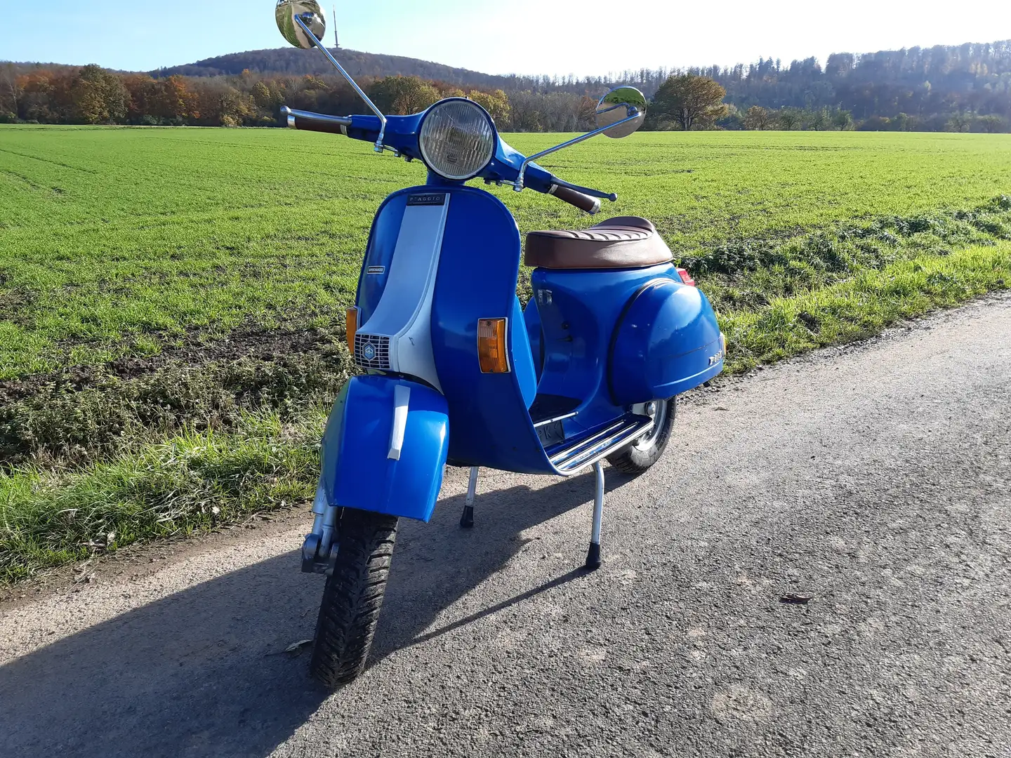 Vespa P 80 X Bleu - 1