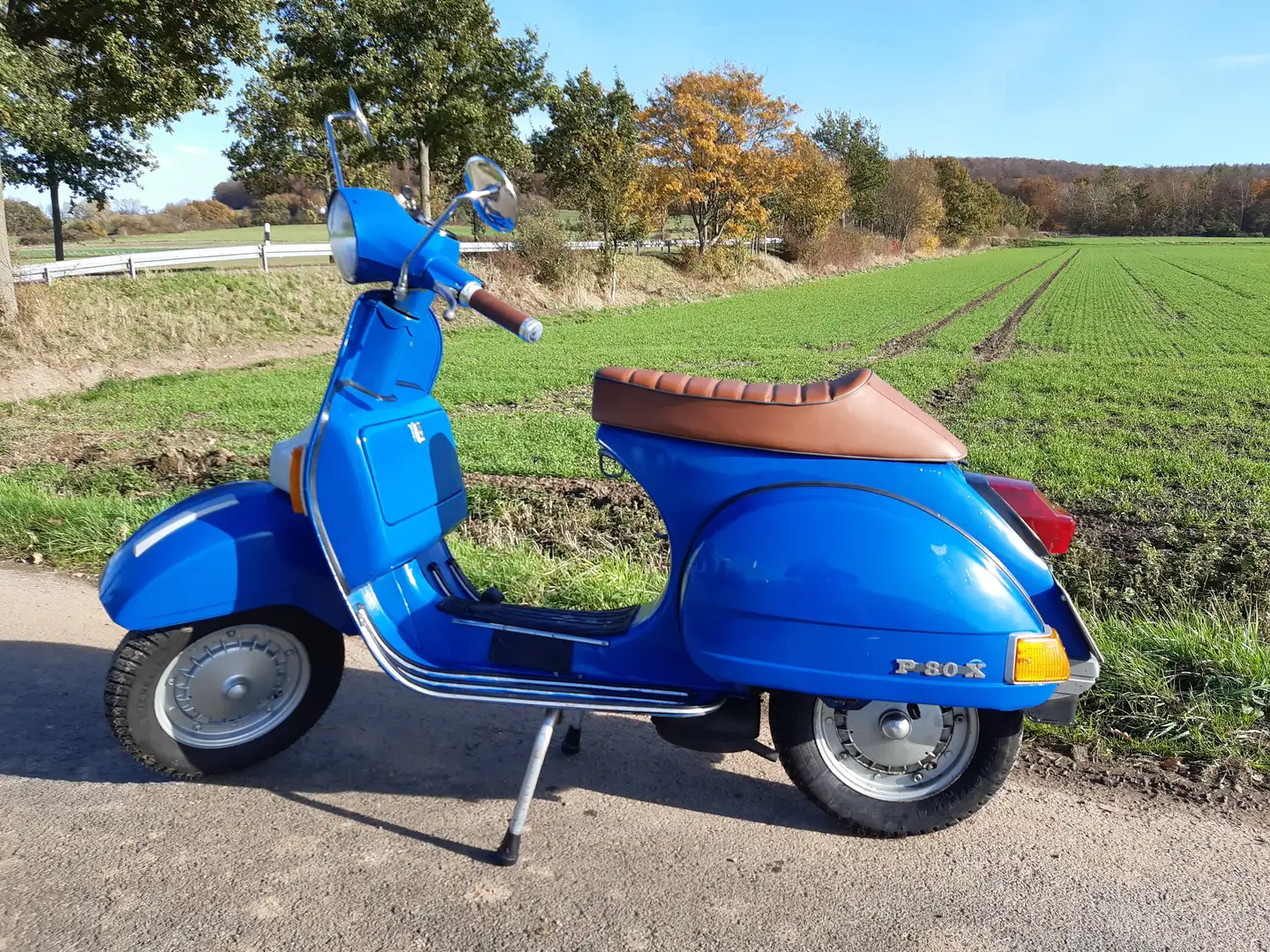 Vespa P 80 X Bleu - 2