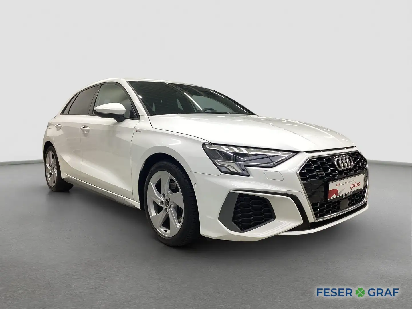Audi A3 S line 40 TDI quattro B&O LED ACC RFK Navi Weiß - 2