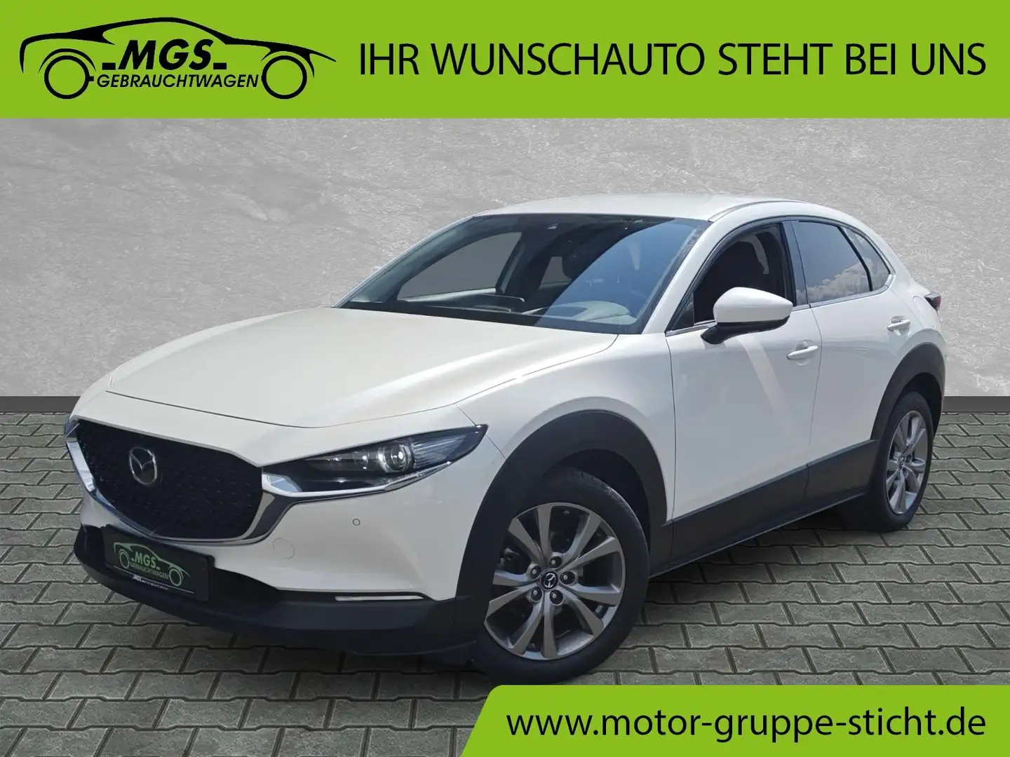 Mazda CX-30 Selection AWD HUD #DAB #BT #NAVI Blanc - 1