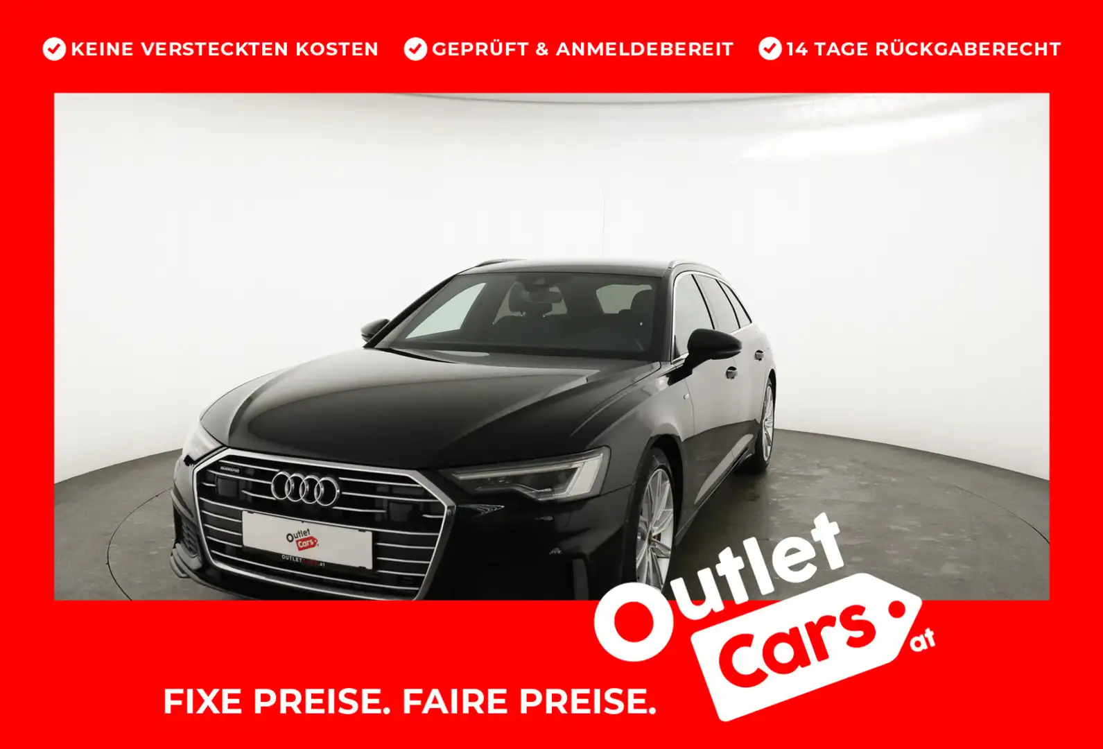 Audi A6 55 TFSI e quattro Sport Zwart - 1