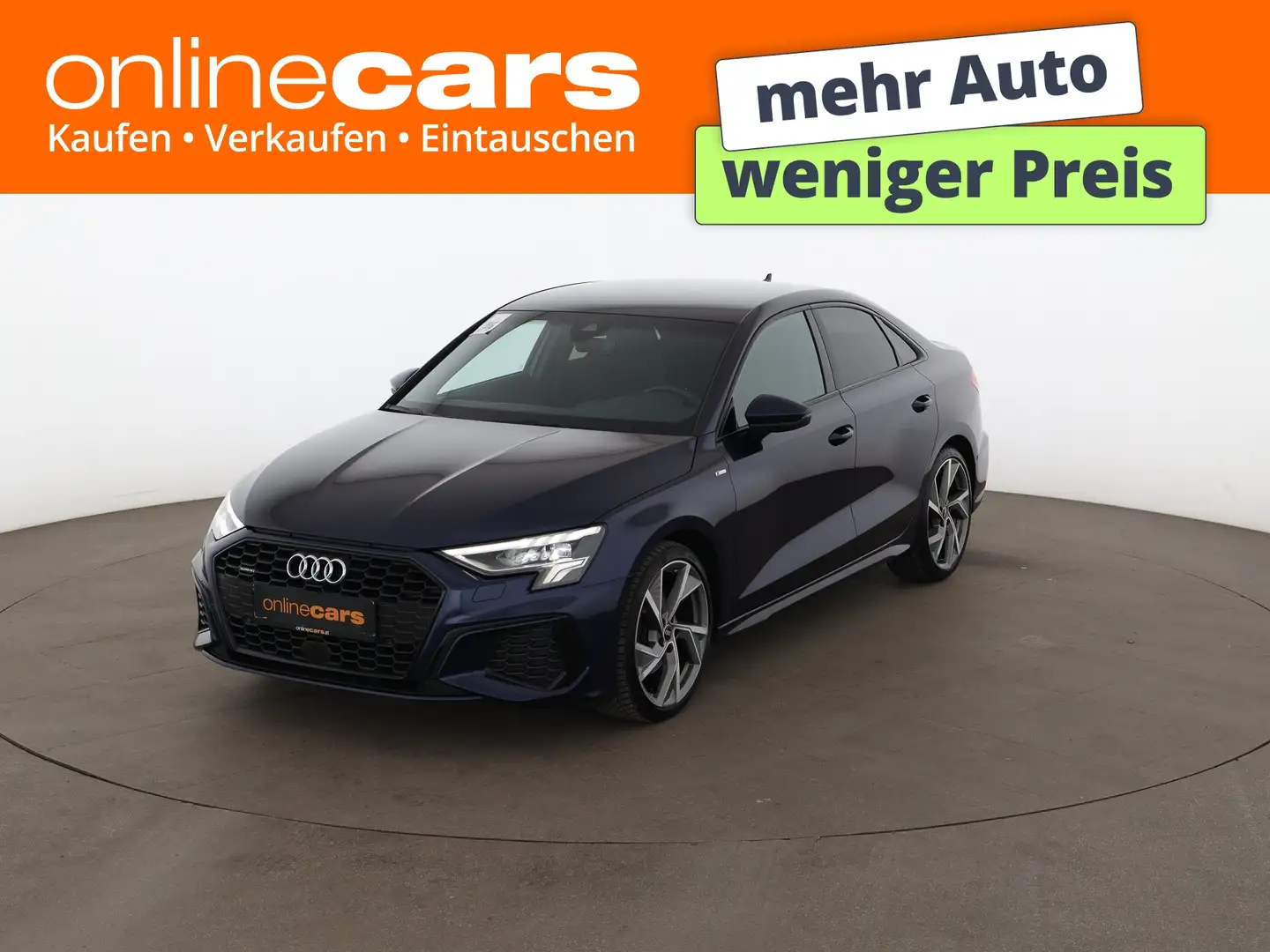 Audi A3 Limousine 40 TDI quattro S-Line Aut LED RADAR Blau - 1