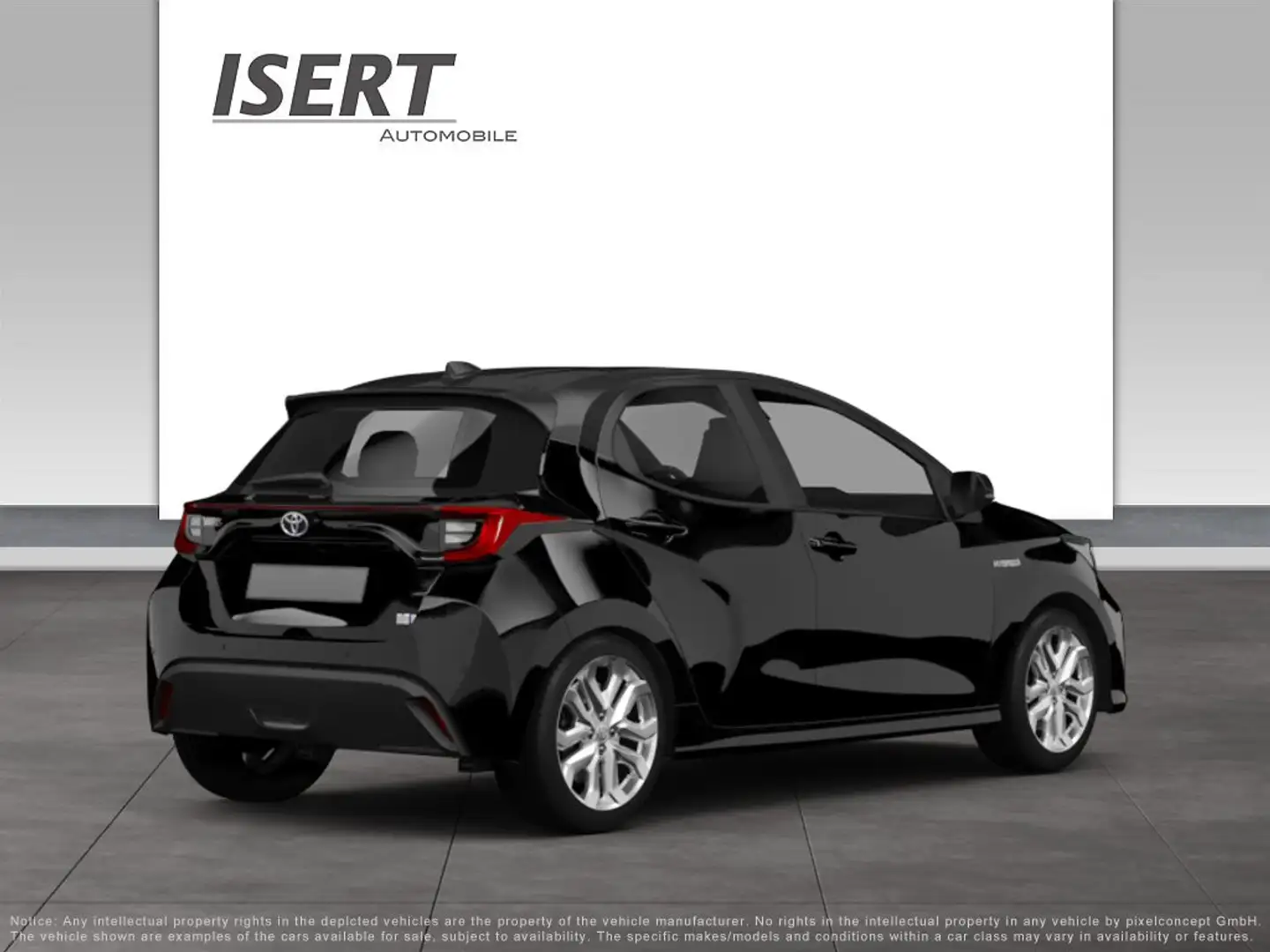Toyota Yaris 1.5 Dual-VVT-IE Hybrid Team Deutschland+NAVI+ Schwarz - 2