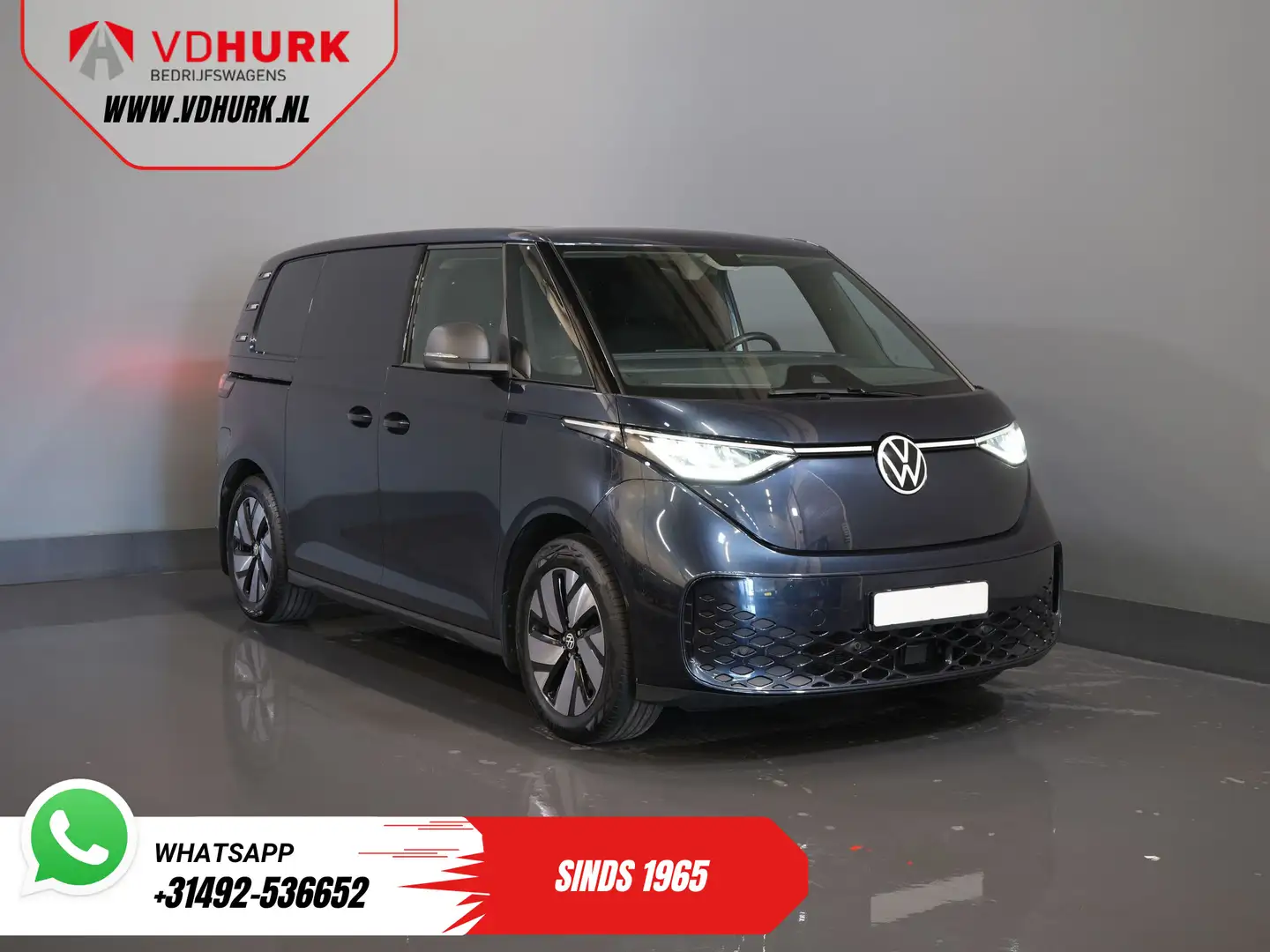 Volkswagen ID. Buzz Cargo 77 kWh 360km WLTP/ Adapt. Cruise/ Elek. Trekhaak/ Albastru - 1