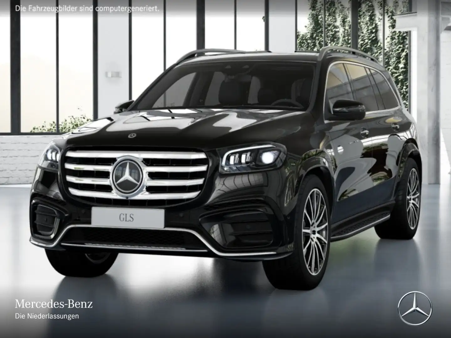 Mercedes-Benz GLS 450 d 4M AMG+PANO+360+AHK+MULTIBEAM+STHZG+SPUR Noir - 2