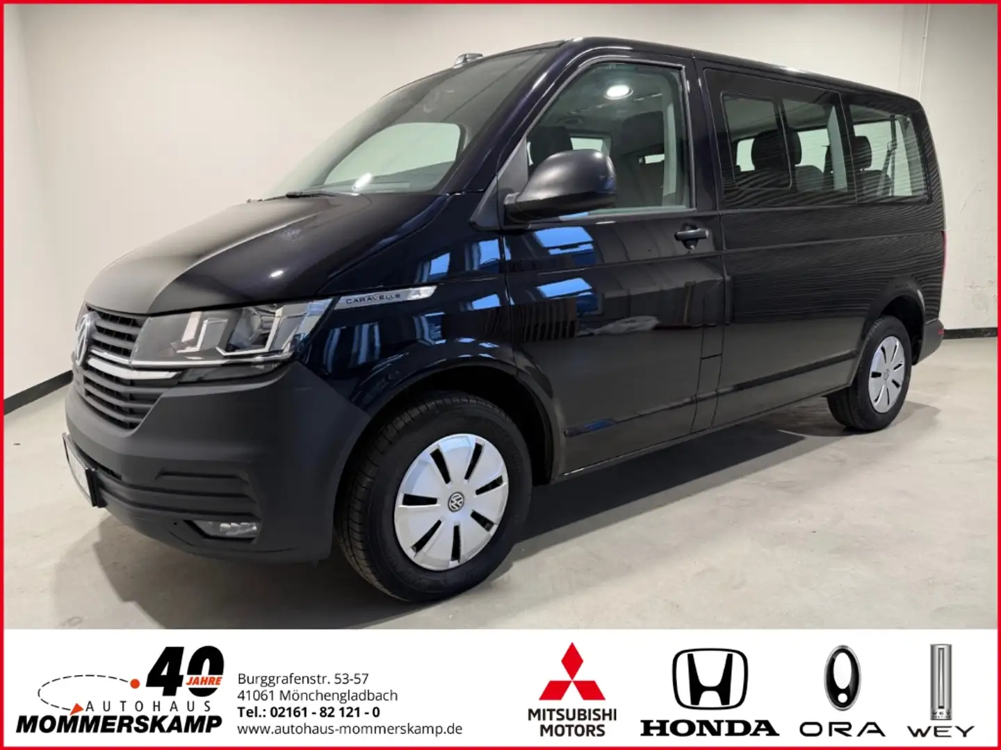 Volkswagen T6.1 Caravelle Trendline  2.0 TDI+Automatik+9Sitzer+Klima+DAB+Mul Schwarz - 1