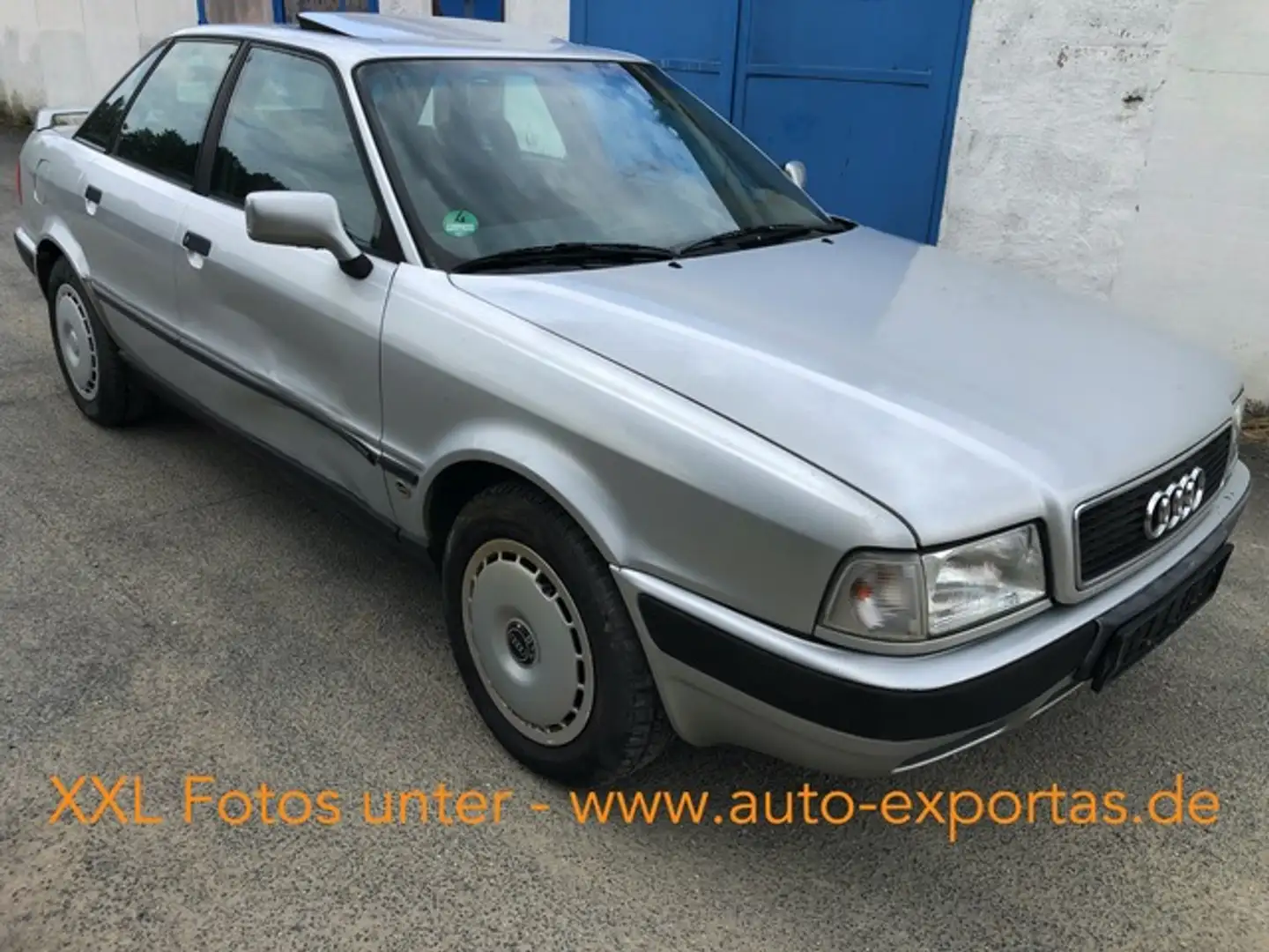 Audi 80 Servo,el.Schiebedach,ZV, Zilver - 1