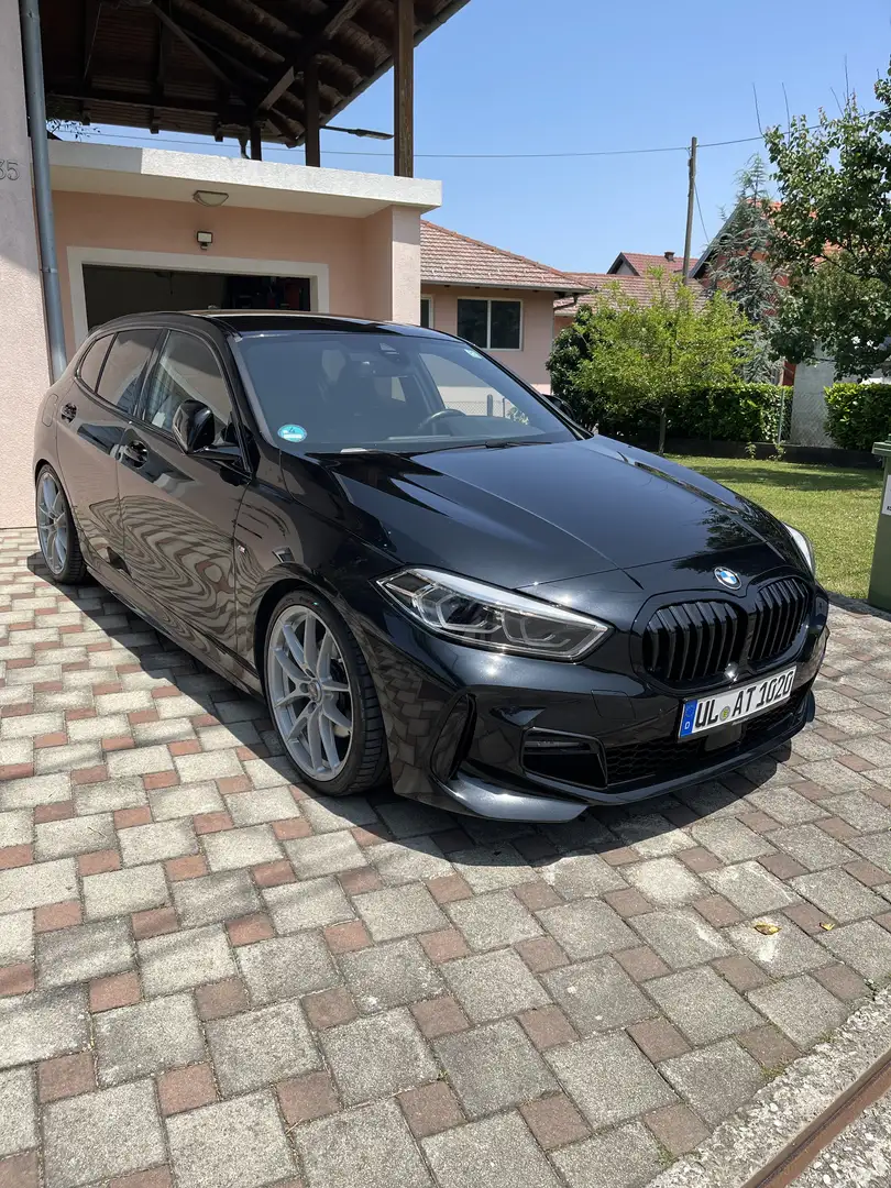 BMW 118 118d Aut. M Sport Schwarz - 1
