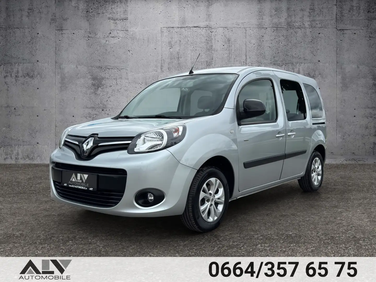 Renault Kangoo Limited 1,5 DCI 1.Besitz! Zilver - 2