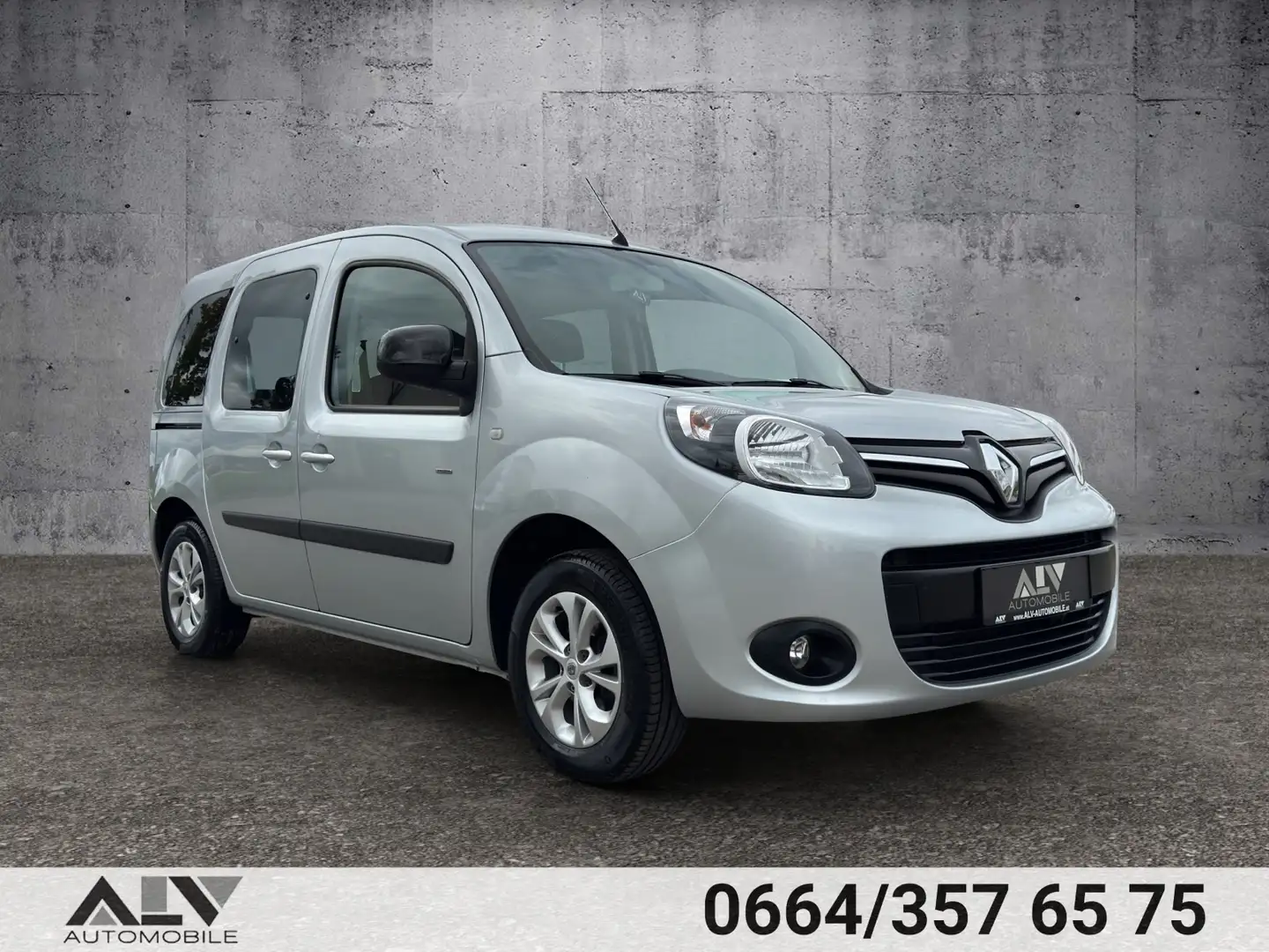 Renault Kangoo Limited 1,5 DCI 1.Besitz! Zilver - 1