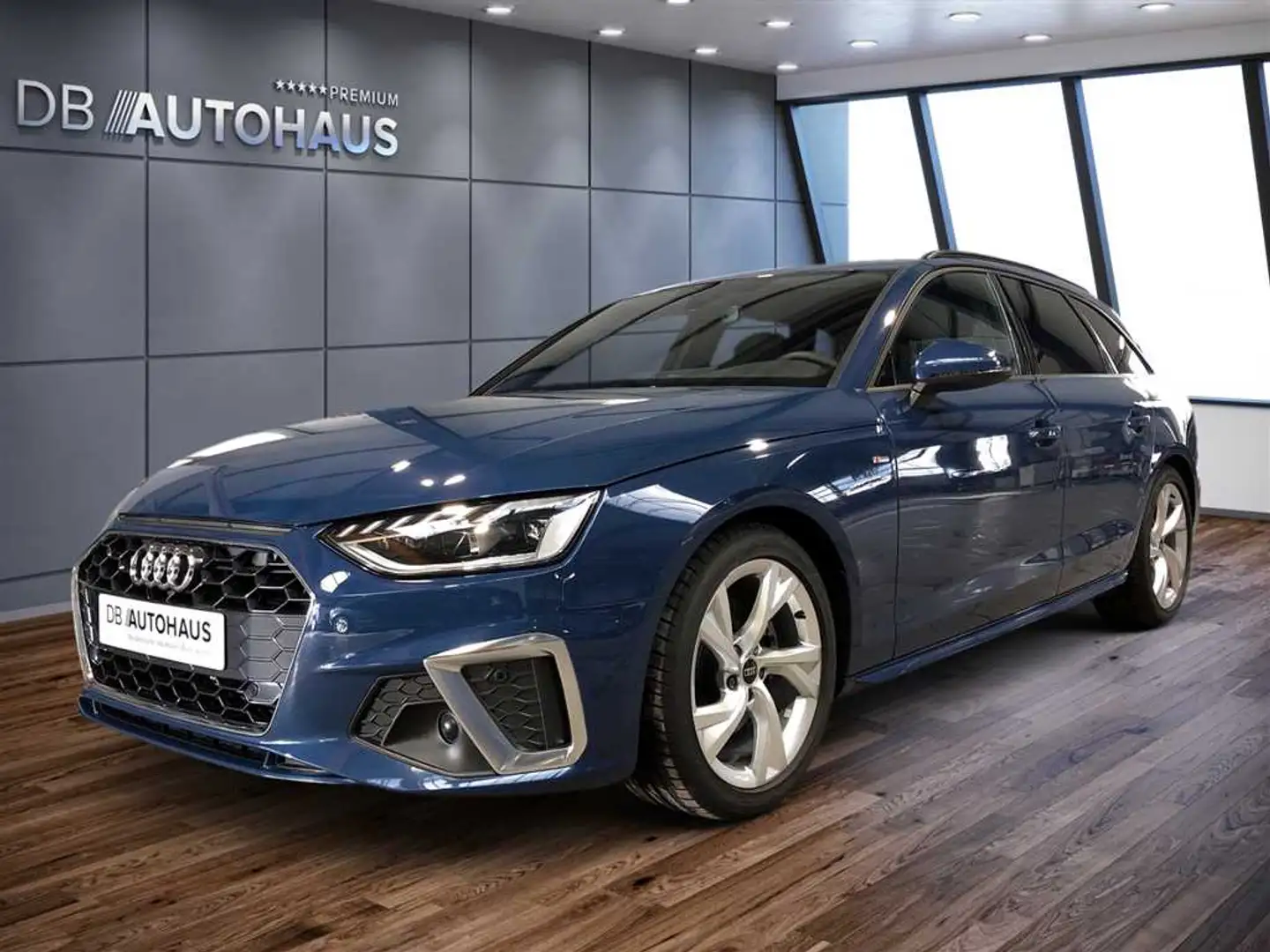 Audi A4 S-line 35 2.0 TFSI S-tronic Bleu - 1