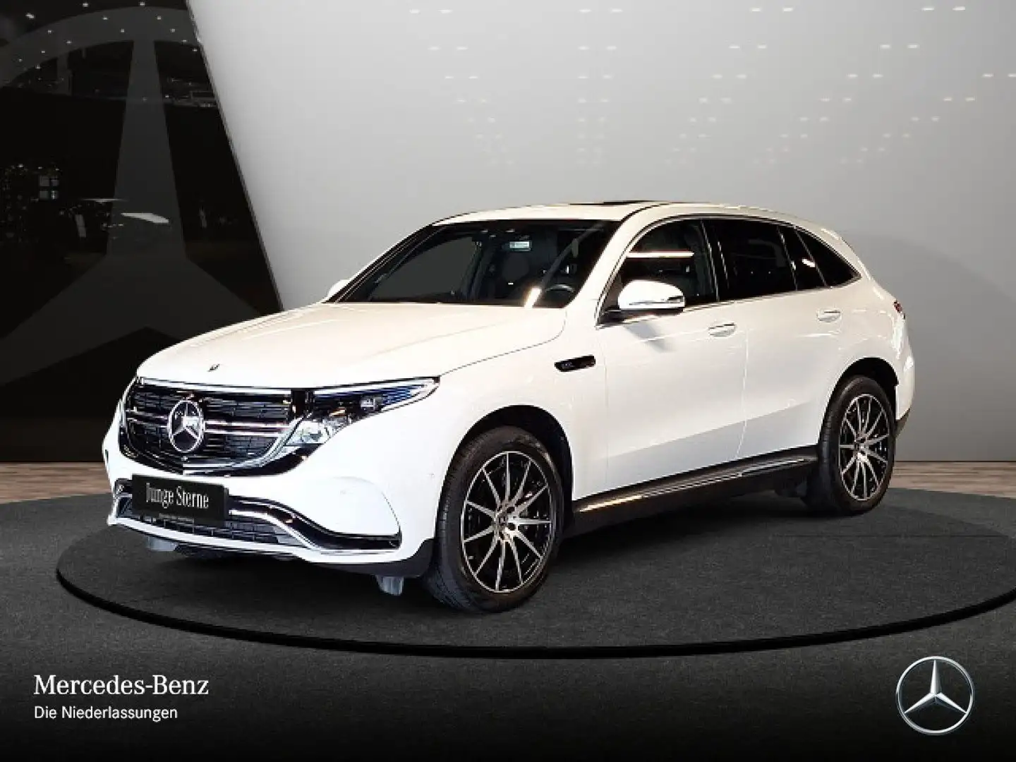 Mercedes-Benz EQC 400 4M AMG+MULTIBEAM+FAHRASS+KAMERA+KEYLESS Blanc - 2