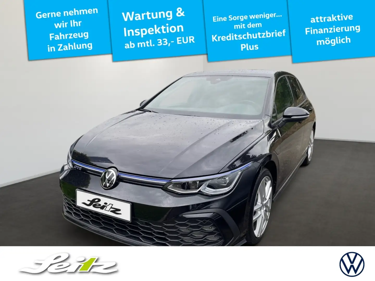 Volkswagen Golf VIII 1.4 TSI eHybrid GTE *MATRIX*KAMERA*NAVI* Чорний - 1