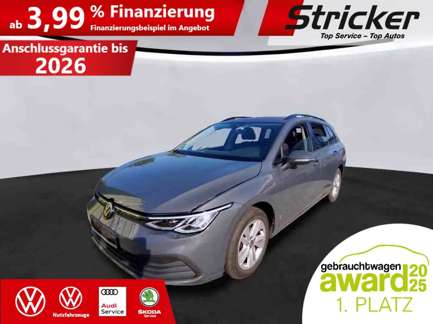 Volkswagen Golf Variant Variant Life 2.0TDI DSG 273,-ohne Anzahlung Navi Grau - 1