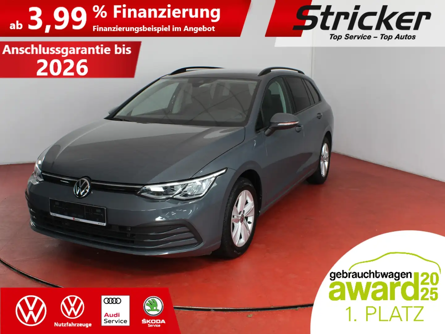 Volkswagen Golf Variant Variant Life 2.0TDI DSG 273,-ohne Anzahlung Navi Grau - 1